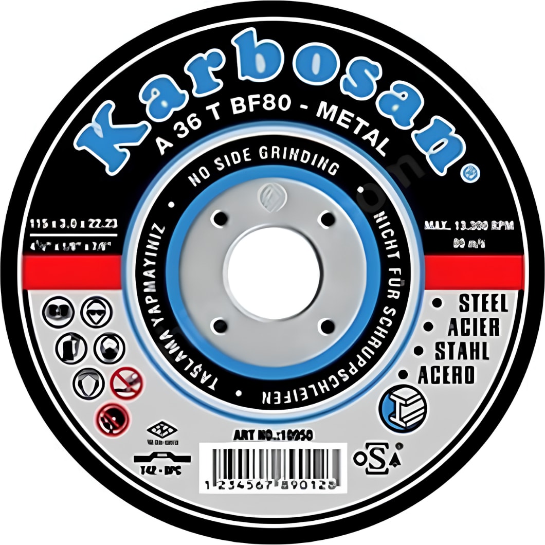 Ispiral Taşı Karbosan 115 MMX3X22 Nk Metal Kesici