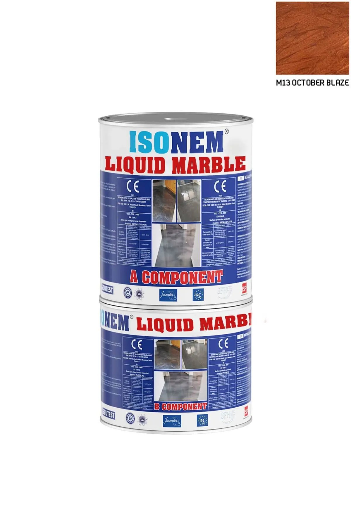 İsonem Liquid Marble Sıvı Mermer 5 kg M13 October Blaze