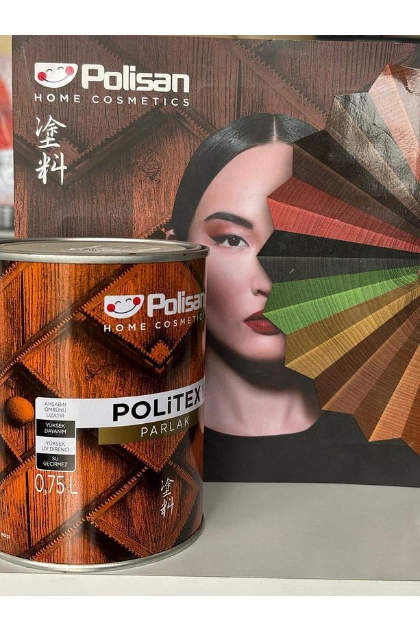 Polıtex Parlak Vernik Kiraz Su Geçirmez Uv Dirençli Yüksek Dayanım 2,5 L Kod: 0183