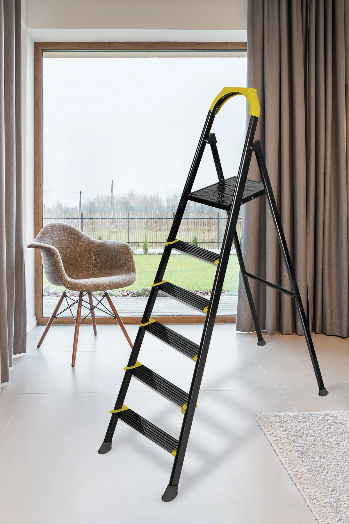 Hardy 5+1 Basamaklı Özel Tasarım Hafif Merdiven Tyc00573701866