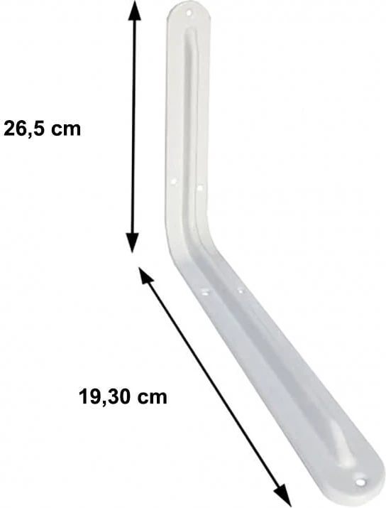 çınar ticaret raf altı 8x10 mm beyaz
