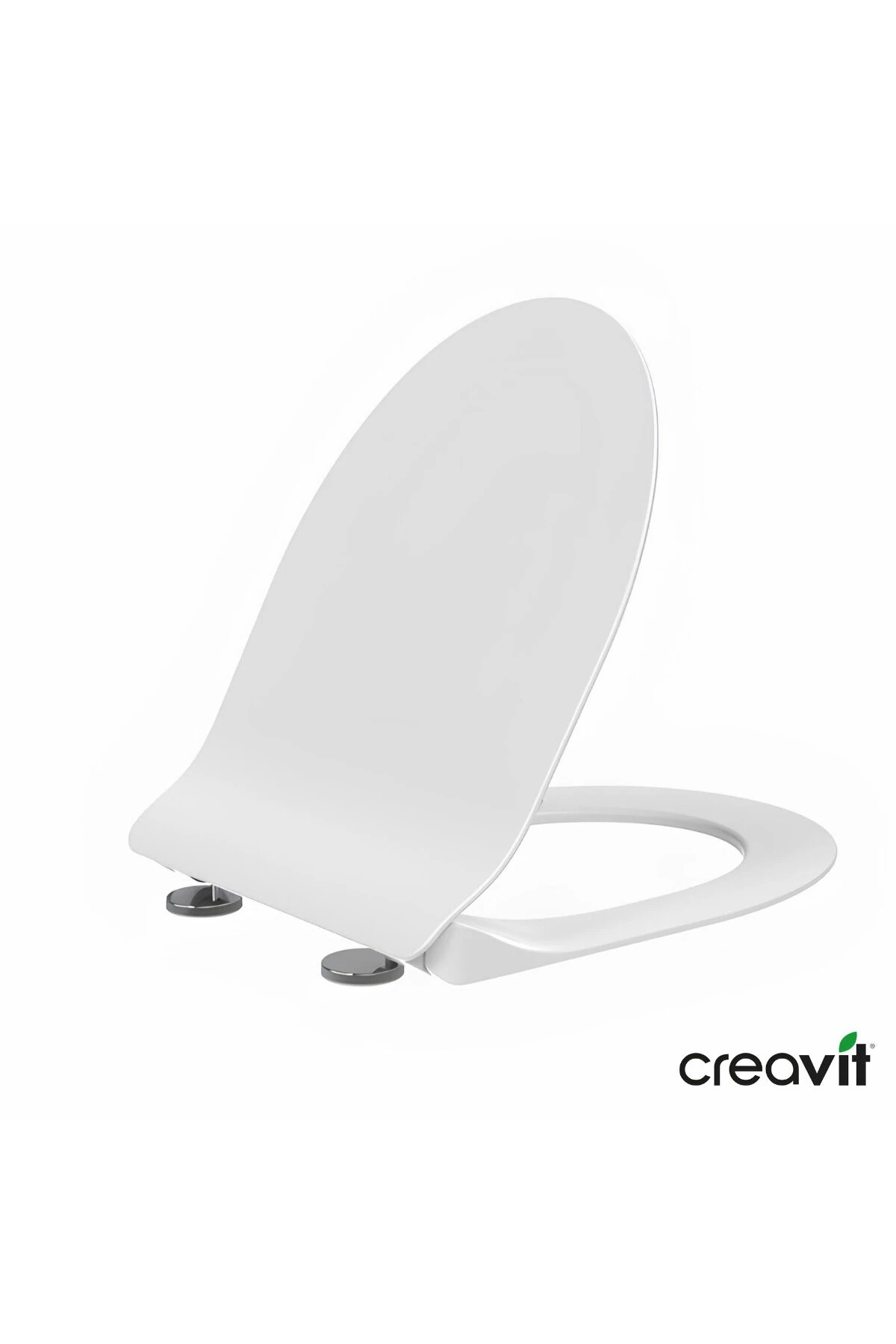 Ness Beyaz Kanalsız Açık Montaj Asma Klozet NS322, Ness Duroplast Yavaş Kapak KC3403