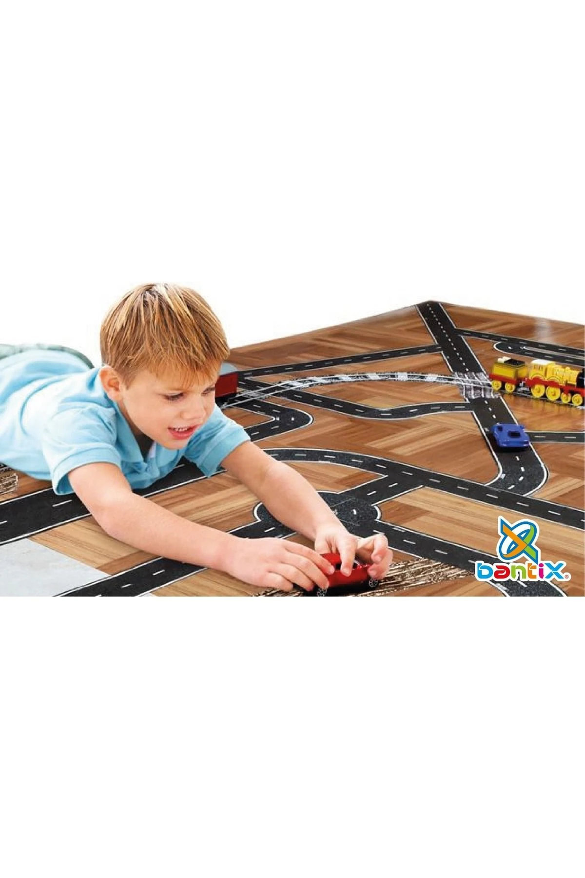 Otobant Eğitici Ve Eğlenceli Yol Yapım Bandı Road Tape Trafik Oyun Bandı 7cm En 10 Metre Uzunluk