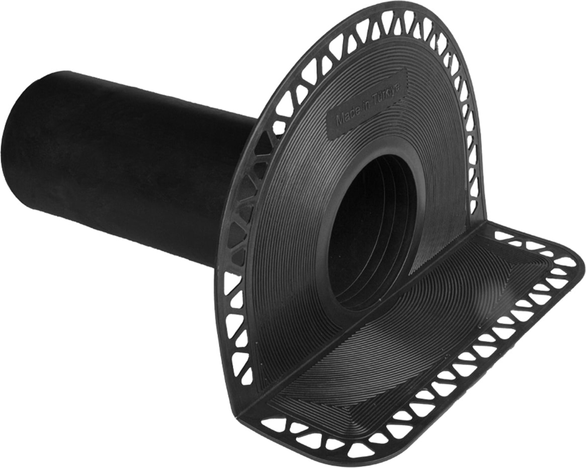 Su Tahliye Parapet Dik Iniş 100'LÜK Direnaj Hünisi Çatı Balkon Yağmur Gider Borusu Oluk Adaptörü