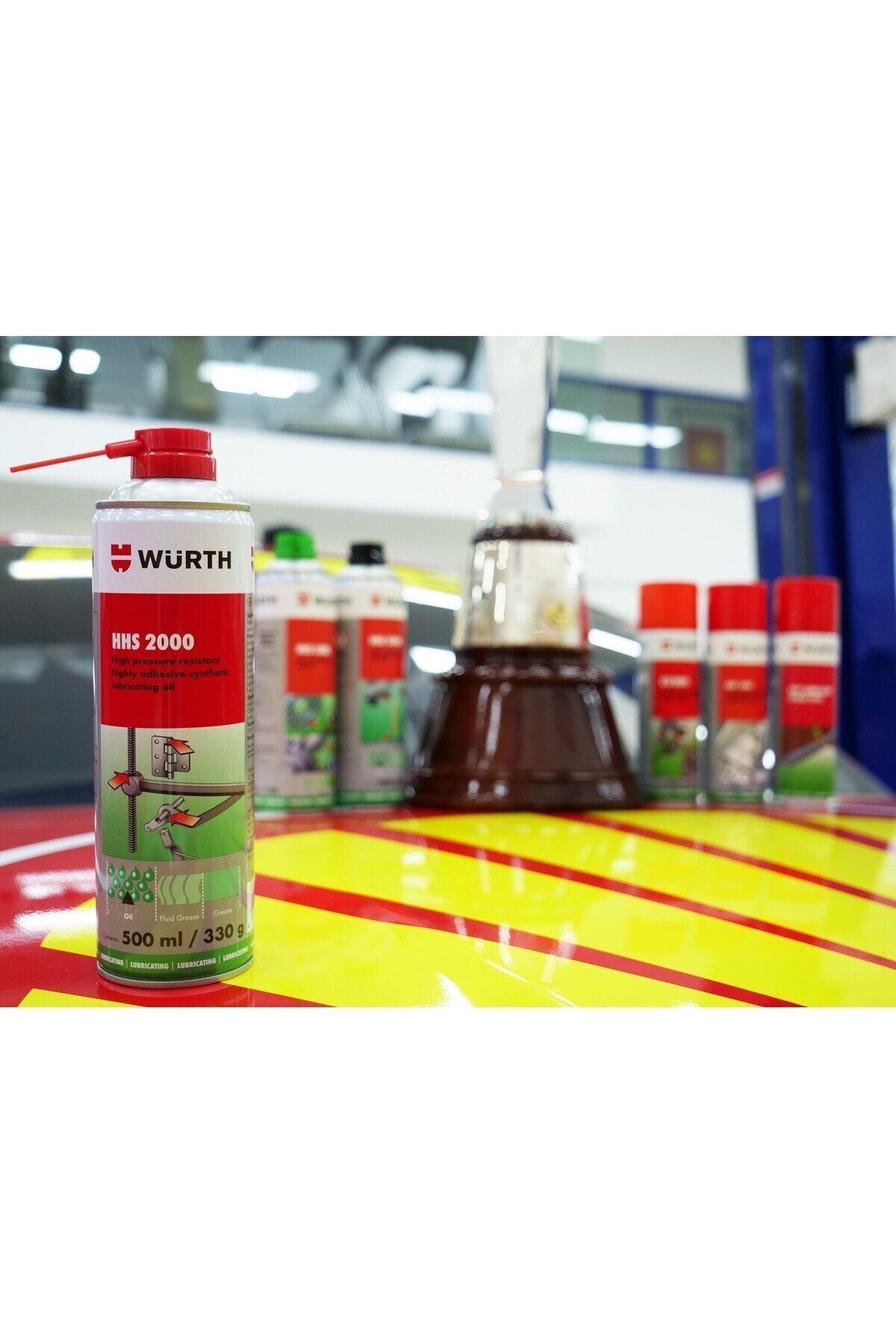 HHS 2000 Sıvı Gres Tutunma ve Basınç Dayanık Özellikli Yağlayıcı - 500 ML - 1 Adet