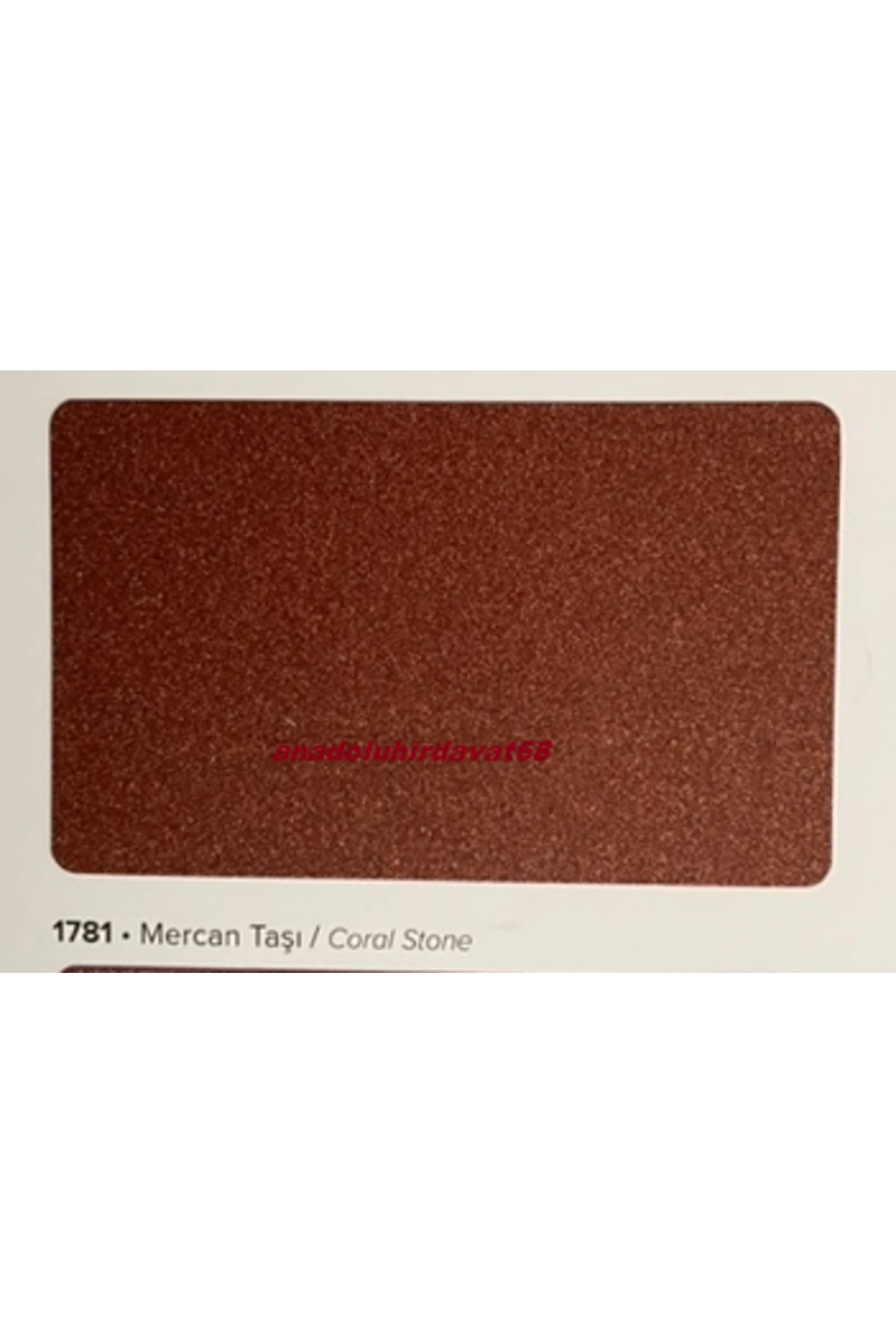 PERMO METALİK MERCAN TAŞI KAHVE ÇELİK KAPI BOYASI METAL FERFORJE BOYASI 1KG