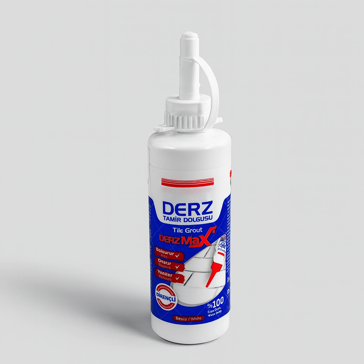 300 Gram Beyaz Derz Dolgu Fayans Seramik Mermer Yer Duvar Cam Mozaik Arası Tamir Derz Yenileme Dolgu