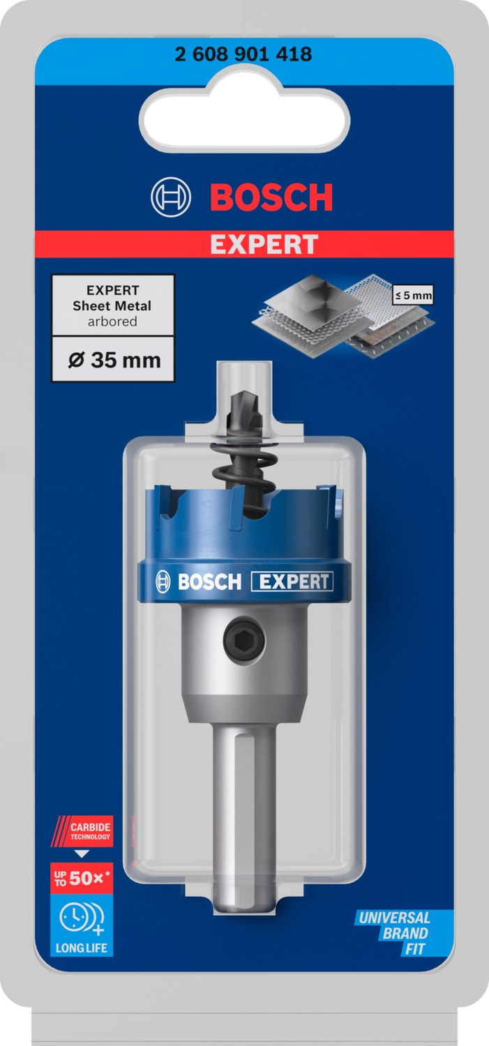 BOSCH Expert Sheet Metal Delik Açma Testeresi 35 mm