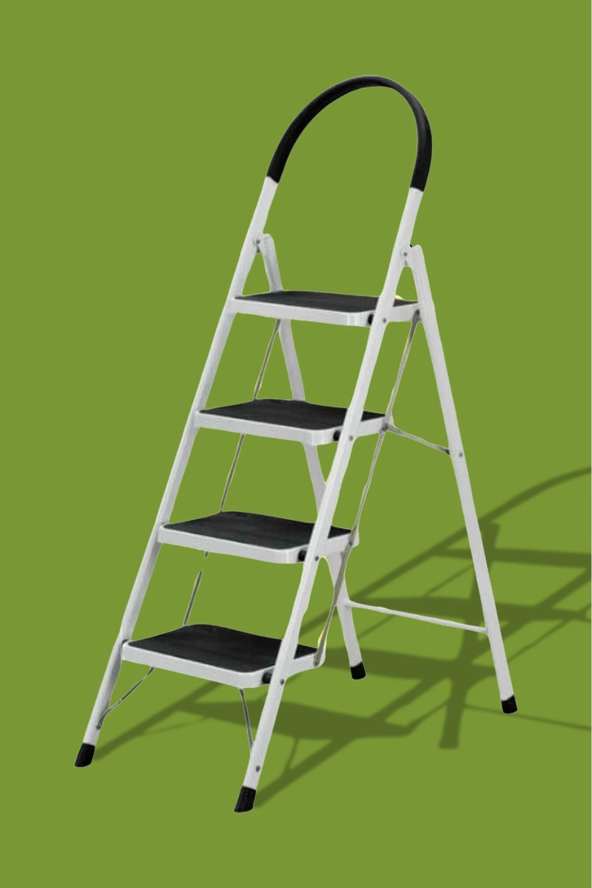 4 Basamaklı Paslanmaz Çelik Merdiven - 2 Yıl Garantili