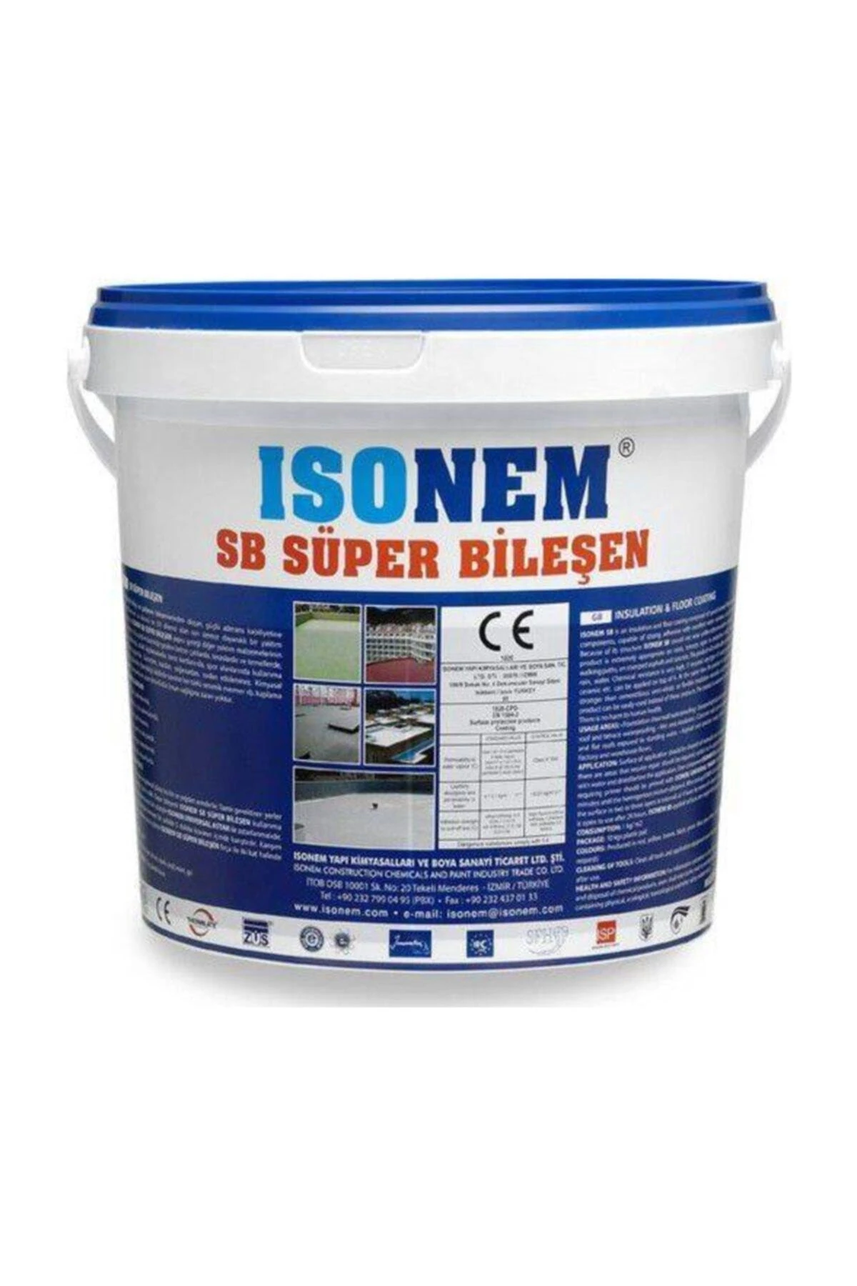 Sb Süper Bilesen Özel Mineral Dolgulu Su Yalitim Malzemesi 18 kg