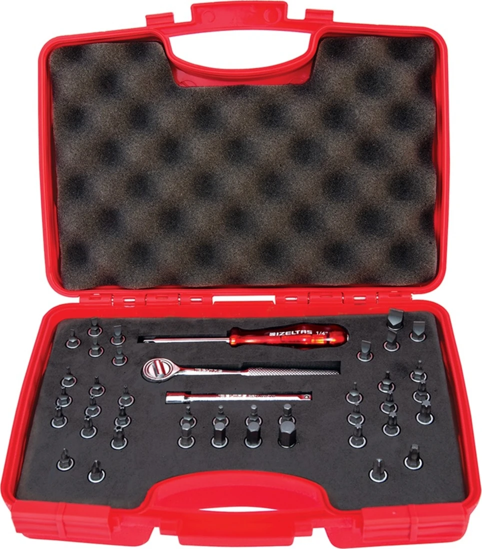 Izeltaş 1/4 Bits Uç Lokma Takımı (42 Parça)