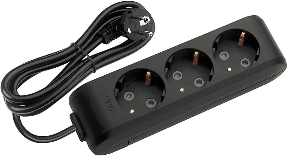 Multi-Let Üçlü Priz Topraklı Kablolu Çocuk Korumalı 3 mt