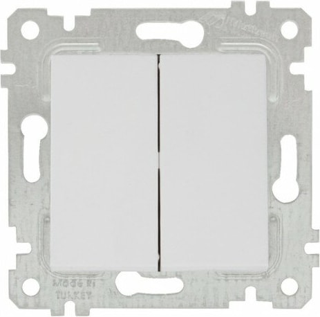 Komütatör Rita Natural Beyaz 2200 402 0201 Çerçeve Hariç