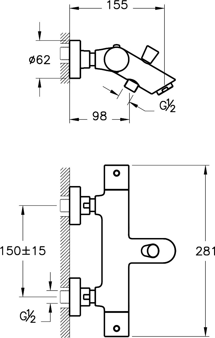 Aquaheat A4721036 Banyo Bataryası Mat Siyah