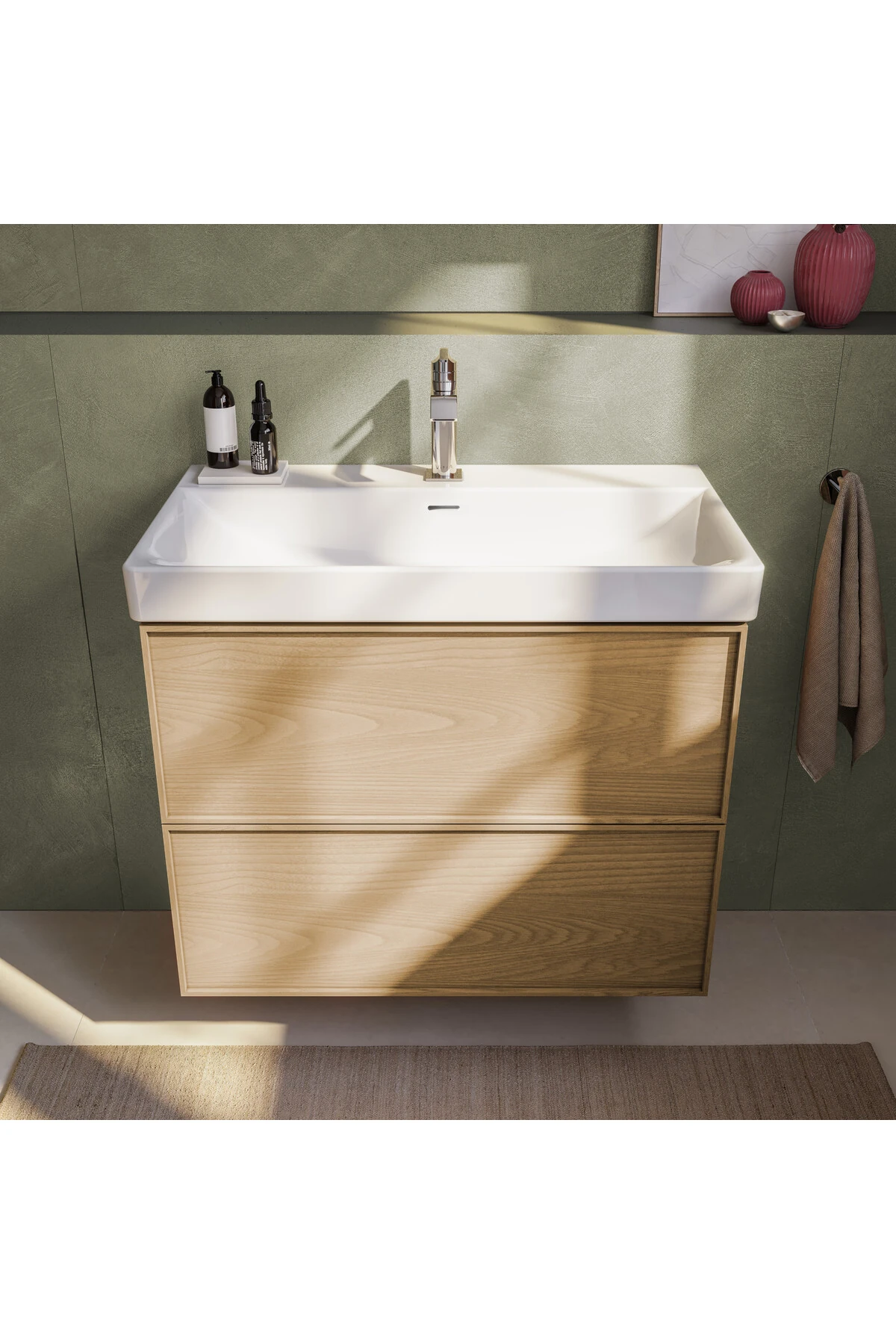 Suit A42816 Lavabo Bataryası, Üstten Kumandalı, Krom