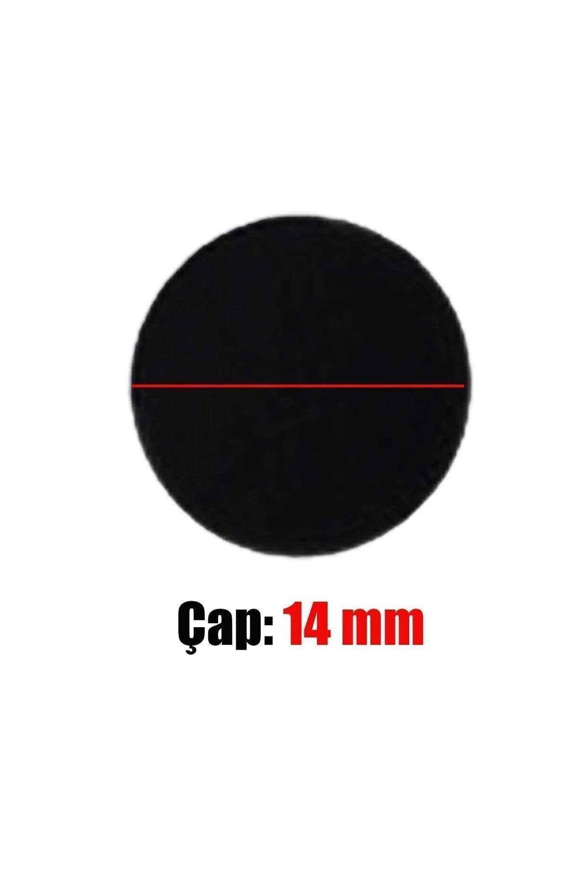 Yapışkanlı Yapıştırma Vida Tapası (SİYAH) Tıpası Beyaz Vida Kapatıcı Kapağı (100 Adet)