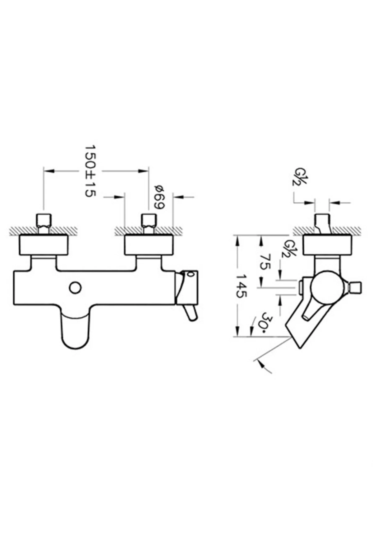 Nest Trendy A42242 Banyo Bataryası, Krom