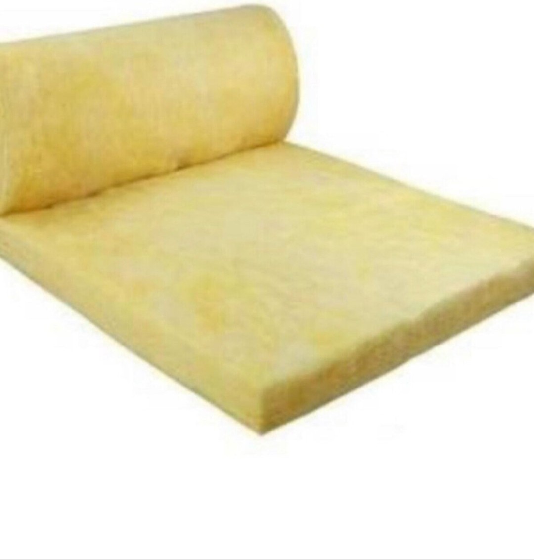 Camyünü 10cm Çatı şiltesi ( folyosuz) 120cm × 8mt 9.60M2 Rulo Isı Ve Ses Yalıtımı 1 Adet