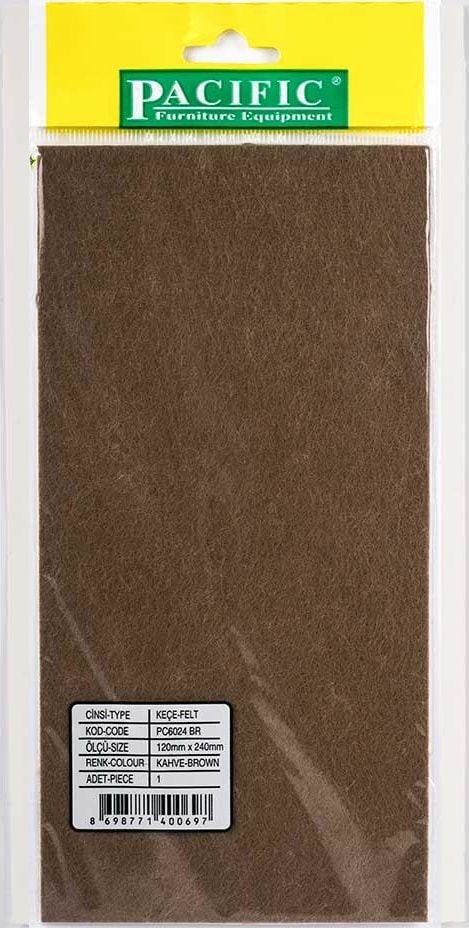 120x240 cm Yapışkanlı Keçe Ahşap ve Seramik Yüzeyler için Pratik Uygulama