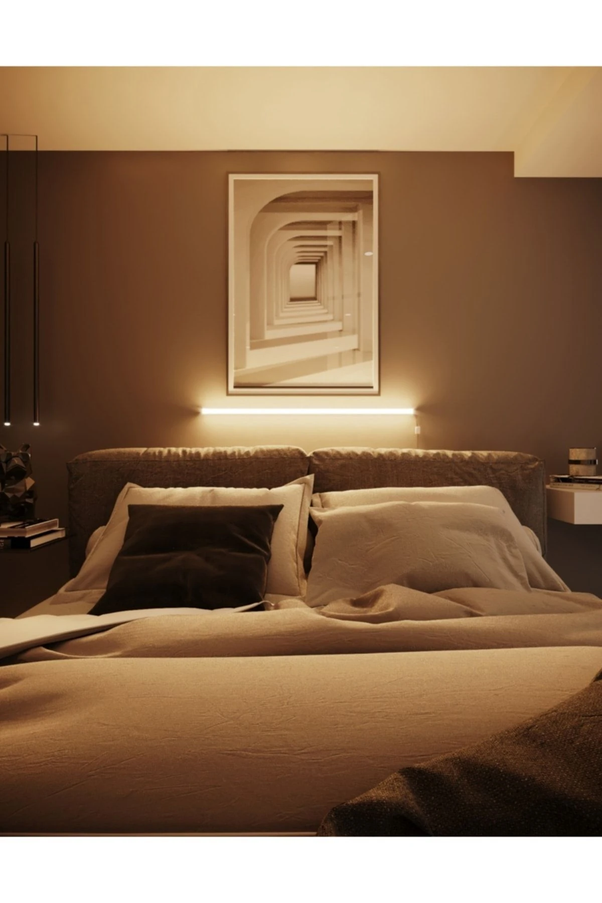 Uzaktan Kumandalı Samsung Led Abajur Aplik Gece Lambası Kumandali - Rgb Model