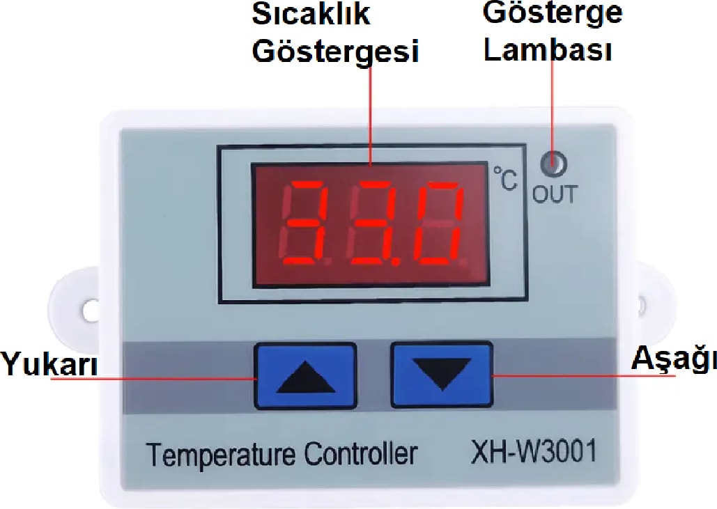 XH-W3001 Termostat 12 Volt