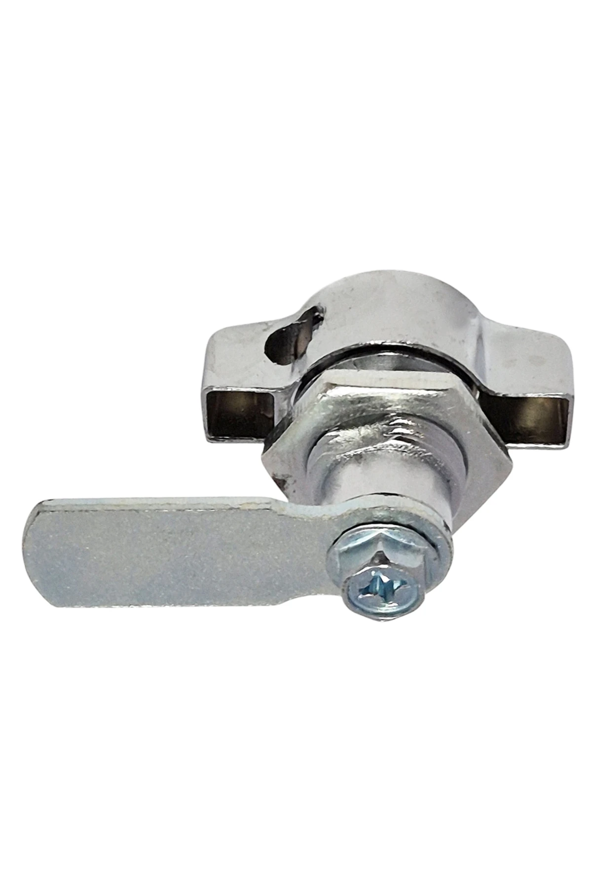 Asma Kilit Takılabilen Mandallı Kelebek Pano Soyunma Çelik Dolap Kilidi -Düz