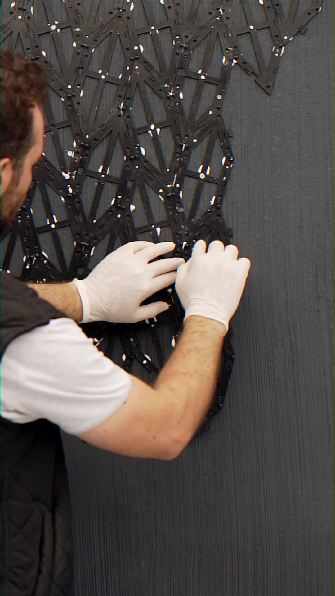 3 Boyutlu Dekoratif Duvar Paneli (1M2) (-SİYAH-)