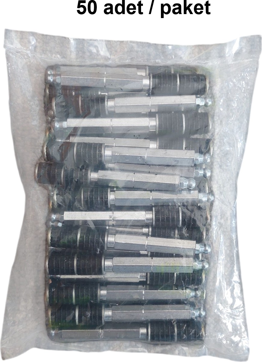 Paker Epoksi Poliüretan Enjeksiyon Yalıtım Reçine Dübeli 13 x 100 mm (Ø13, Uzunluk 10 Cm) 50 Adet