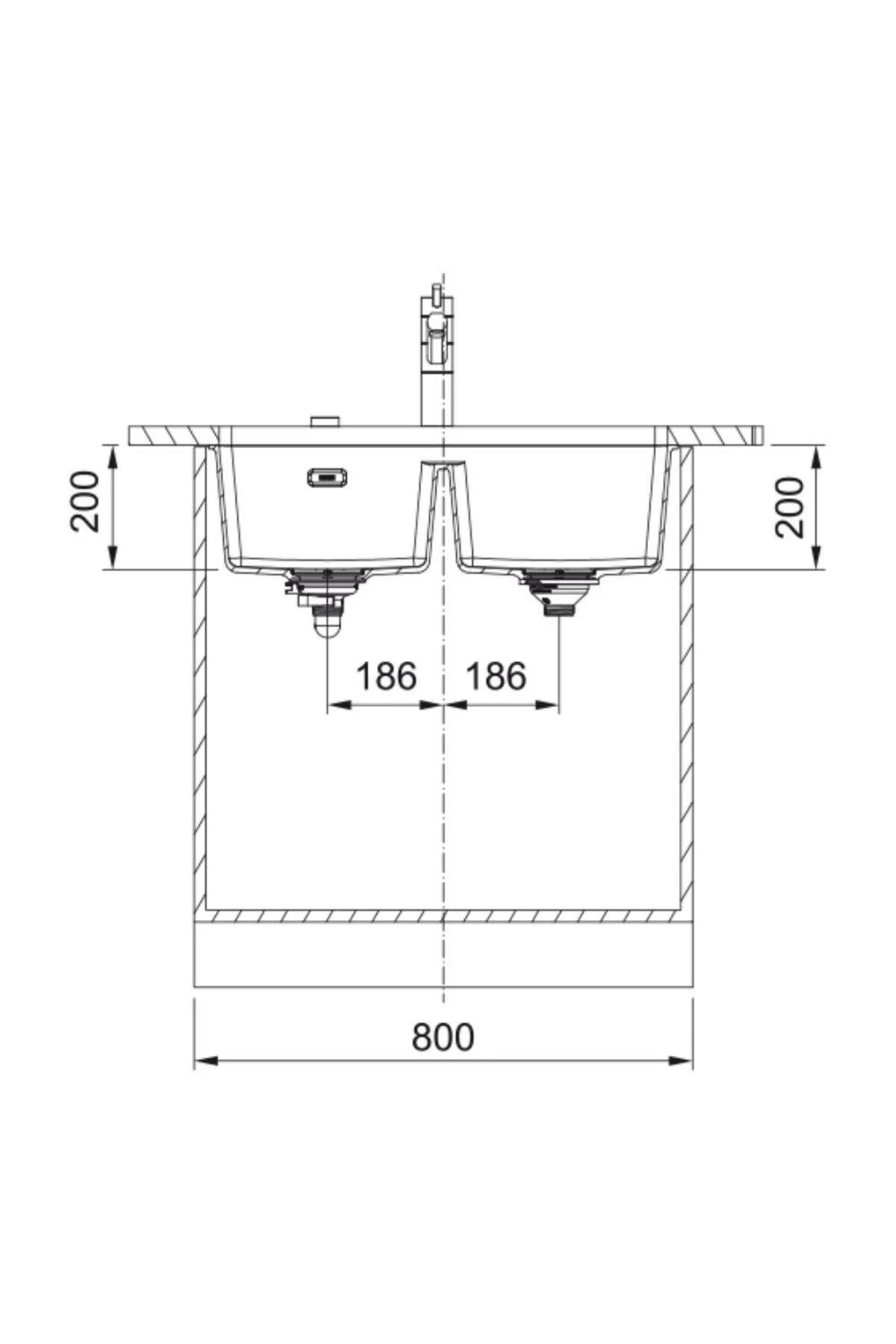 Maris MRG 120-35-35 Granit Evye Oyster