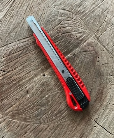9mm Döküm Maket Bıçagı Ince Uçlu Metal Falçata