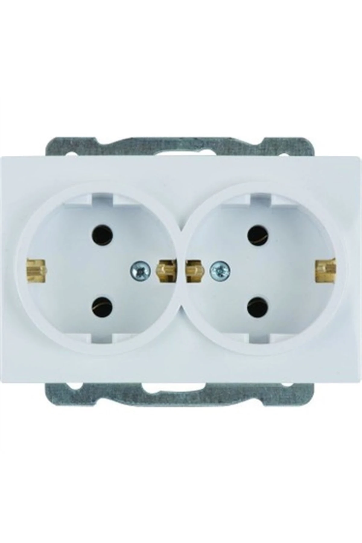 K/m Karre Beyaz 2'li (ikili) Top Priz Mek+d/k