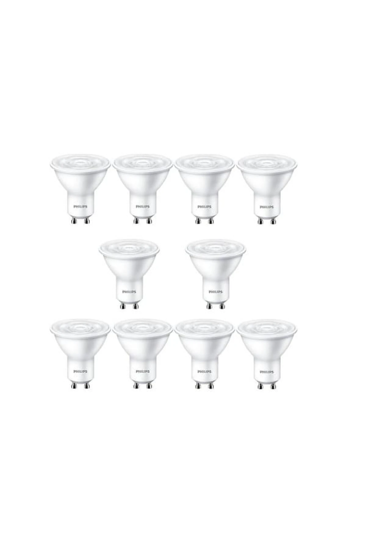 Essential 4,7W 50W Gu10 LED Spot Ampul IlıkBeyaz Işık 4000K - 10 Adet