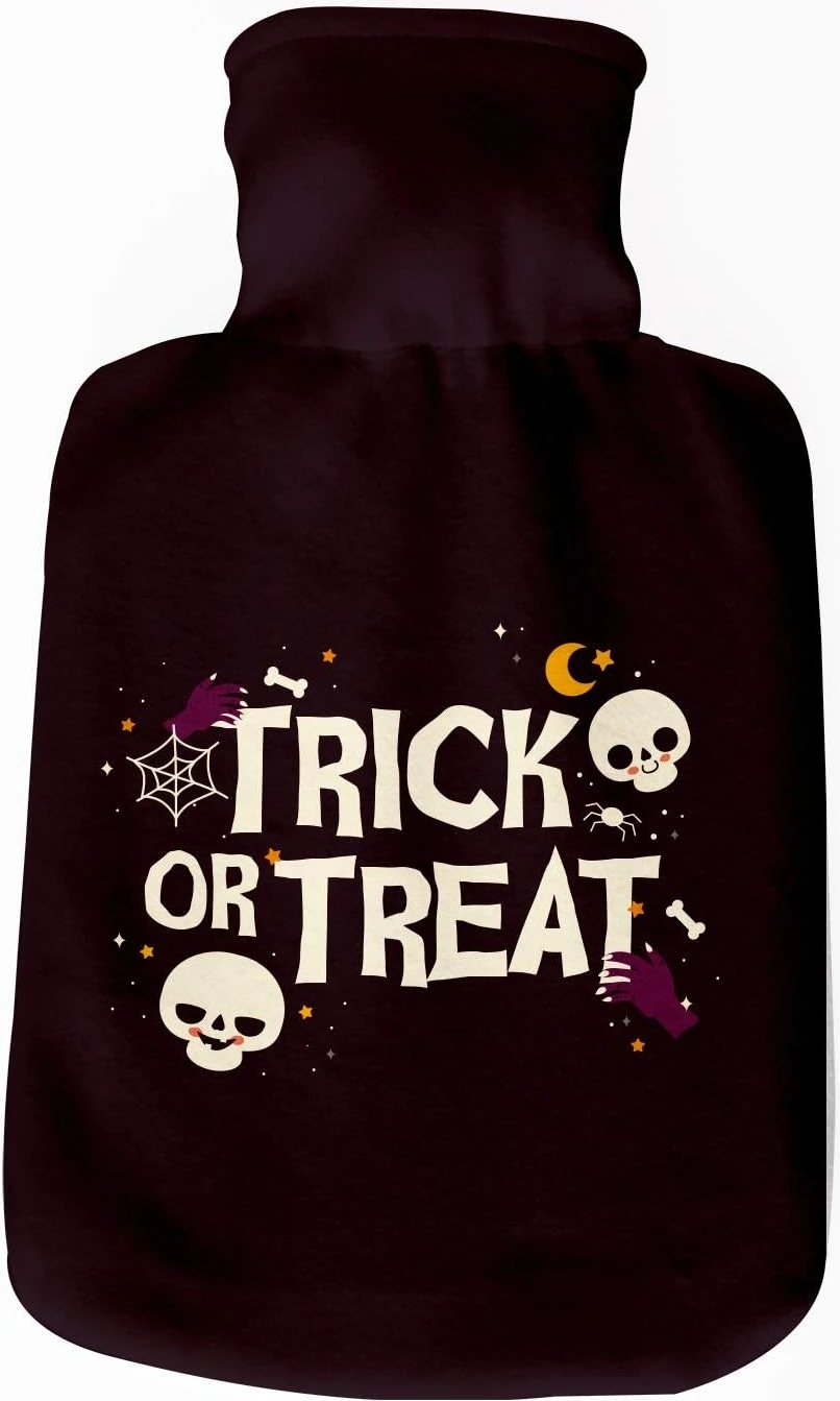 Hediyesepeti Arkadaşa Hediye Halloween Tasarımlı Sıcak Su Torbası - Tasarım Kılıflı Termofor - El Ayak Isıtıcı