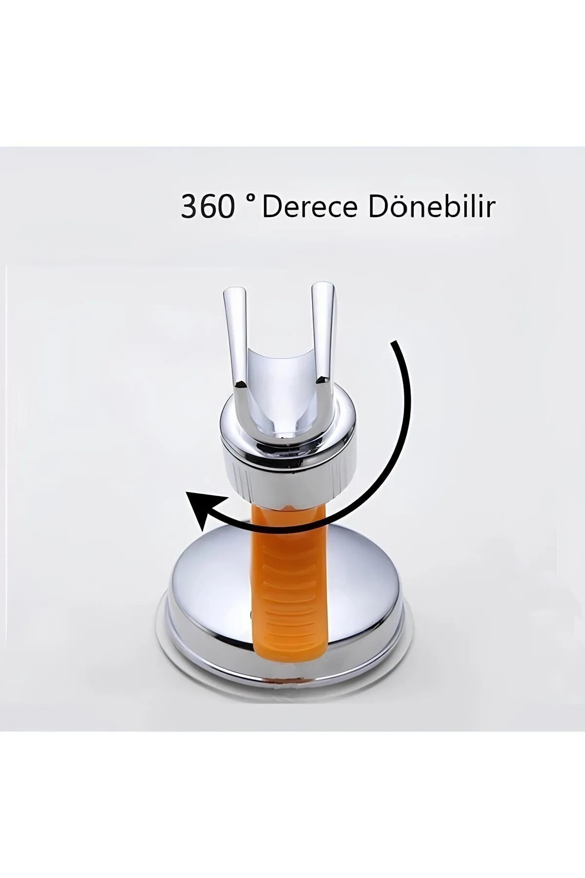 Vakumlu Mafsal Duş Başlığı Aparatı Ayarlanabilir Sabitleyici Duvar Tutucu Vantuzlu Askı