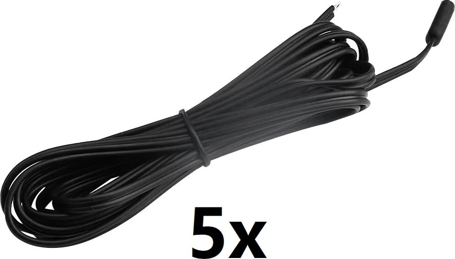 5 Adet 10K Ntc Plastik Uçlu Termostat Sensör (Tuzlu Suya Uygun)