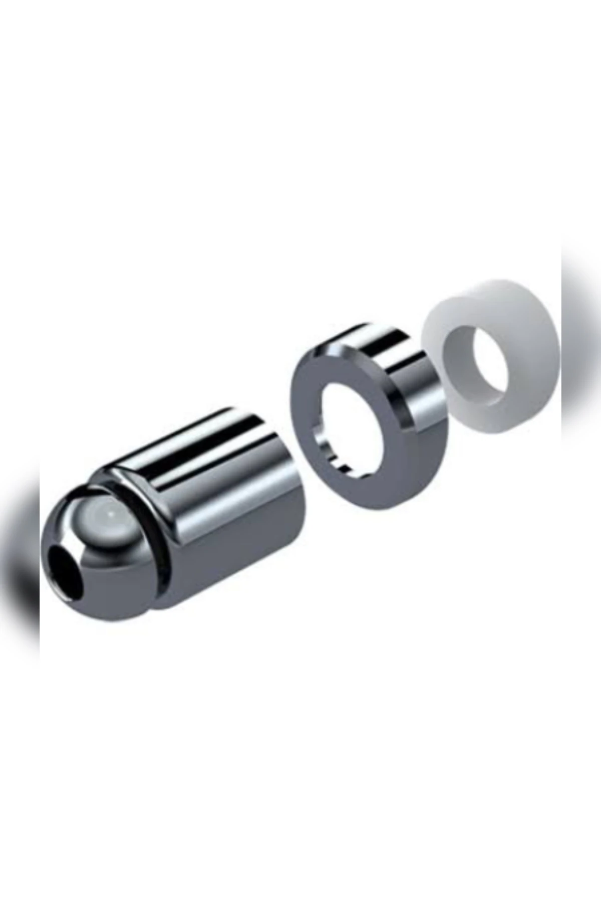 Taharet Çubuğu Krom Ucu 4 Adet Klozet Ucu Taharet Borusu Ucu Tesisat Malzemeleri