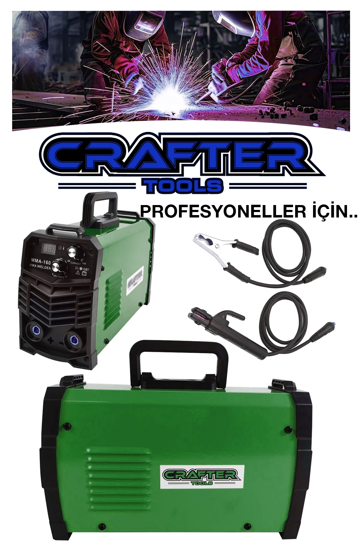 Germany 250 Amper Bakır Sargı Dijital Göstergeli Inverter Kaynak Makinesi