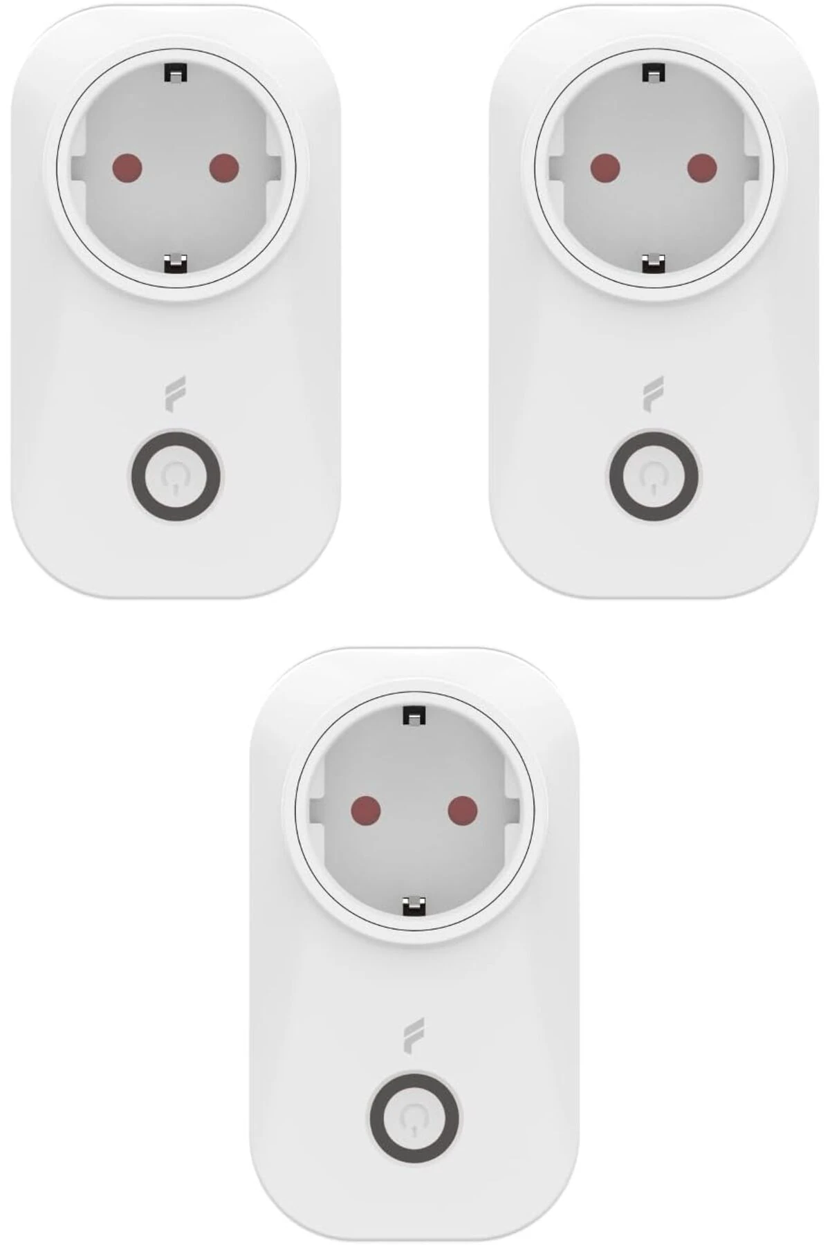 snShop Akım Korumalı Priz 3'lü Set (16 AMPER), Wifi, Uzaktan Kontrol, Enerji Tüketim Takibi 467