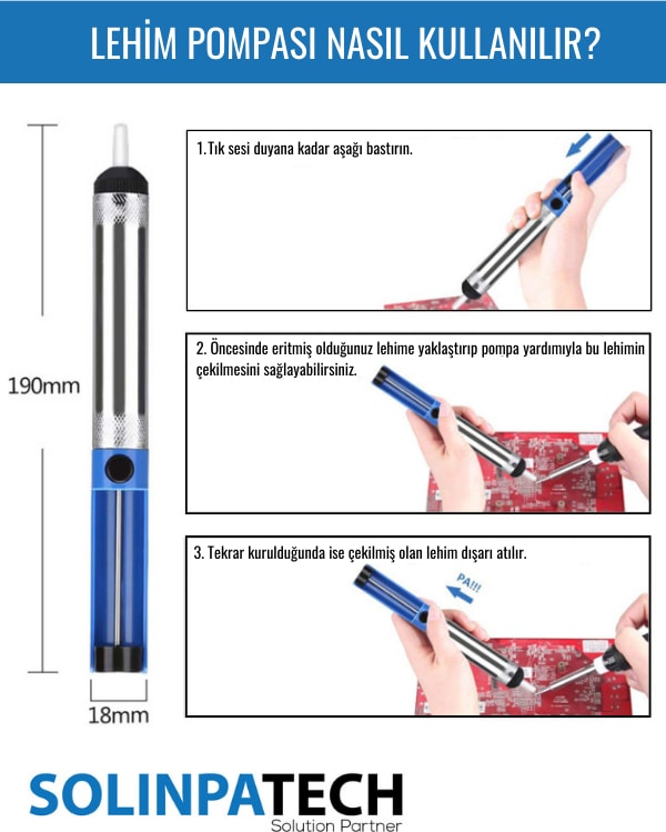 ST-60 60W Sıcaklık Ayarlanabilir Havya,Havya Standı,Lehim Pompası,Lehim Tüpü,Cımbız Set,Yedek Uç