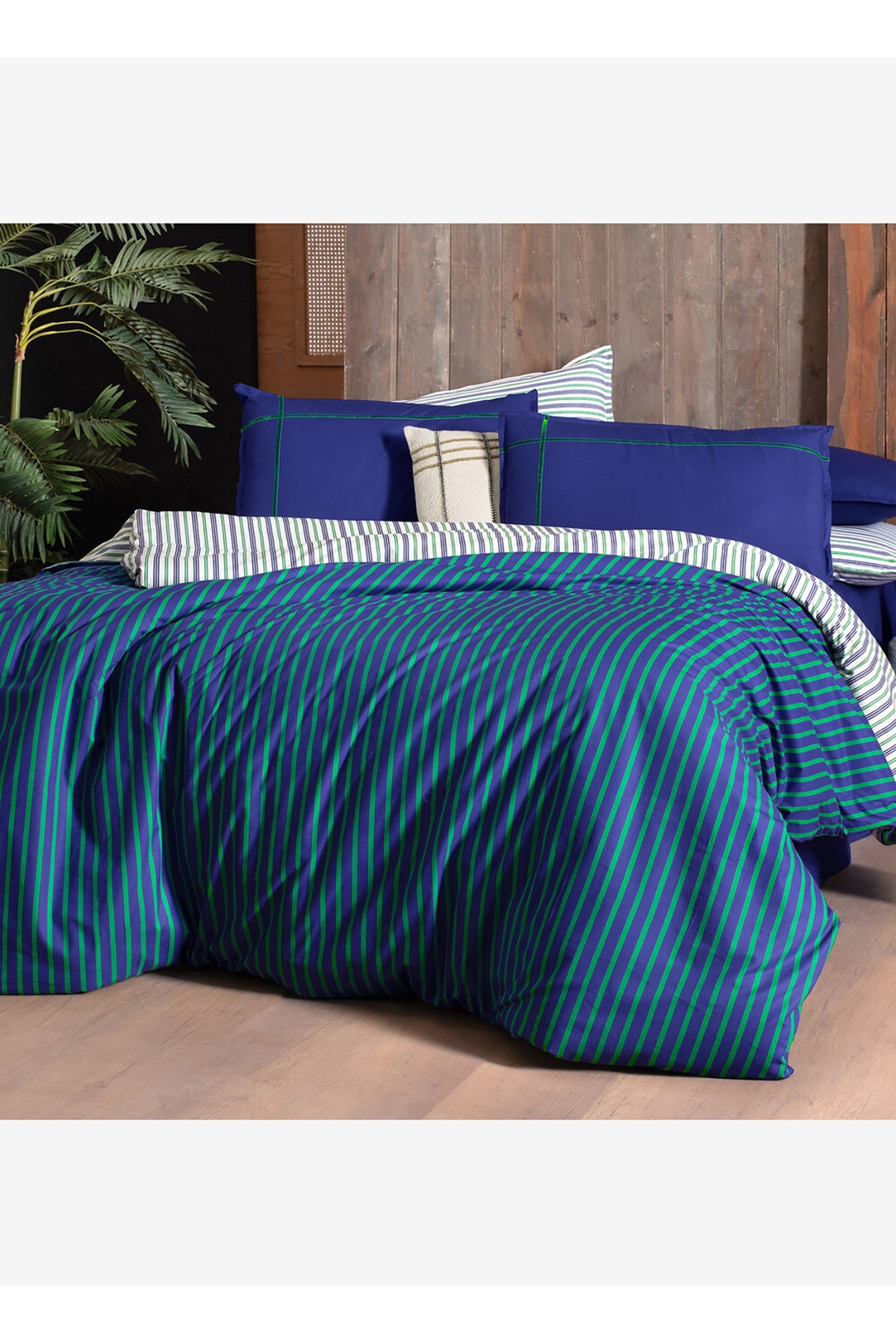 Lacivert Nevresim Takımı DALEN FANCY NT TK 1Y D, .LACİVERT