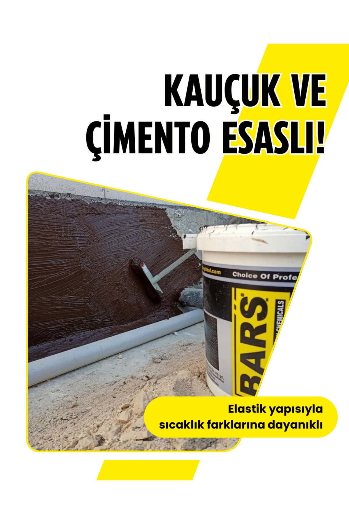 Yüksek Performanslı Bitüm, Çift Bileşenli, Kauçuk Su Yalıtım Harcı, PROBITUM 2K 140, 30 kg