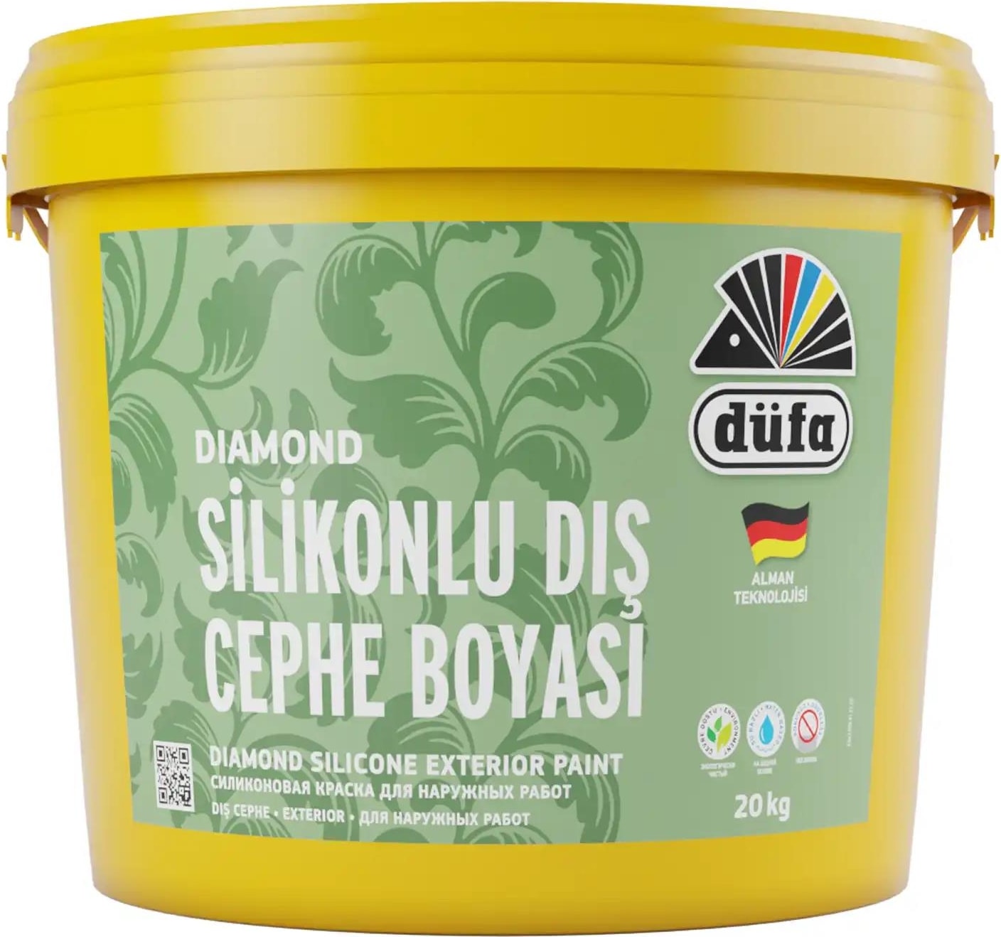 Diamond Silikonlu Dış Cephe Boyası Beyaz 20 kg