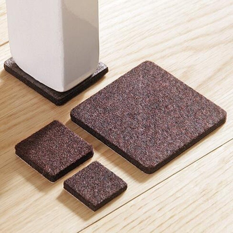 Kaydırmaz Keçe Kare 1plk=18 Ad 35 x 35 Kahve