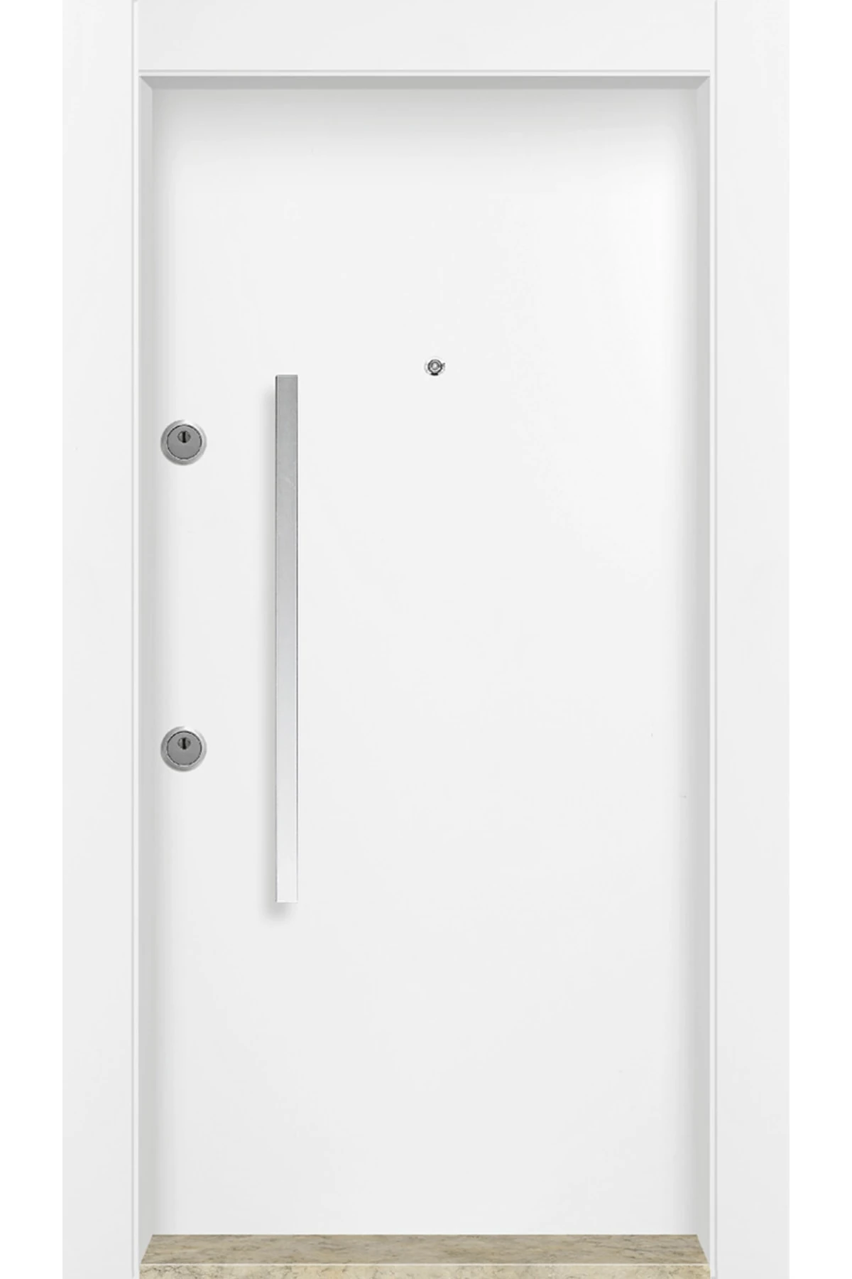 Dış Iklim Kapısı, Yağmura Güneşe Dayanıklı Çelik Kapı,mn-6026 Sağ