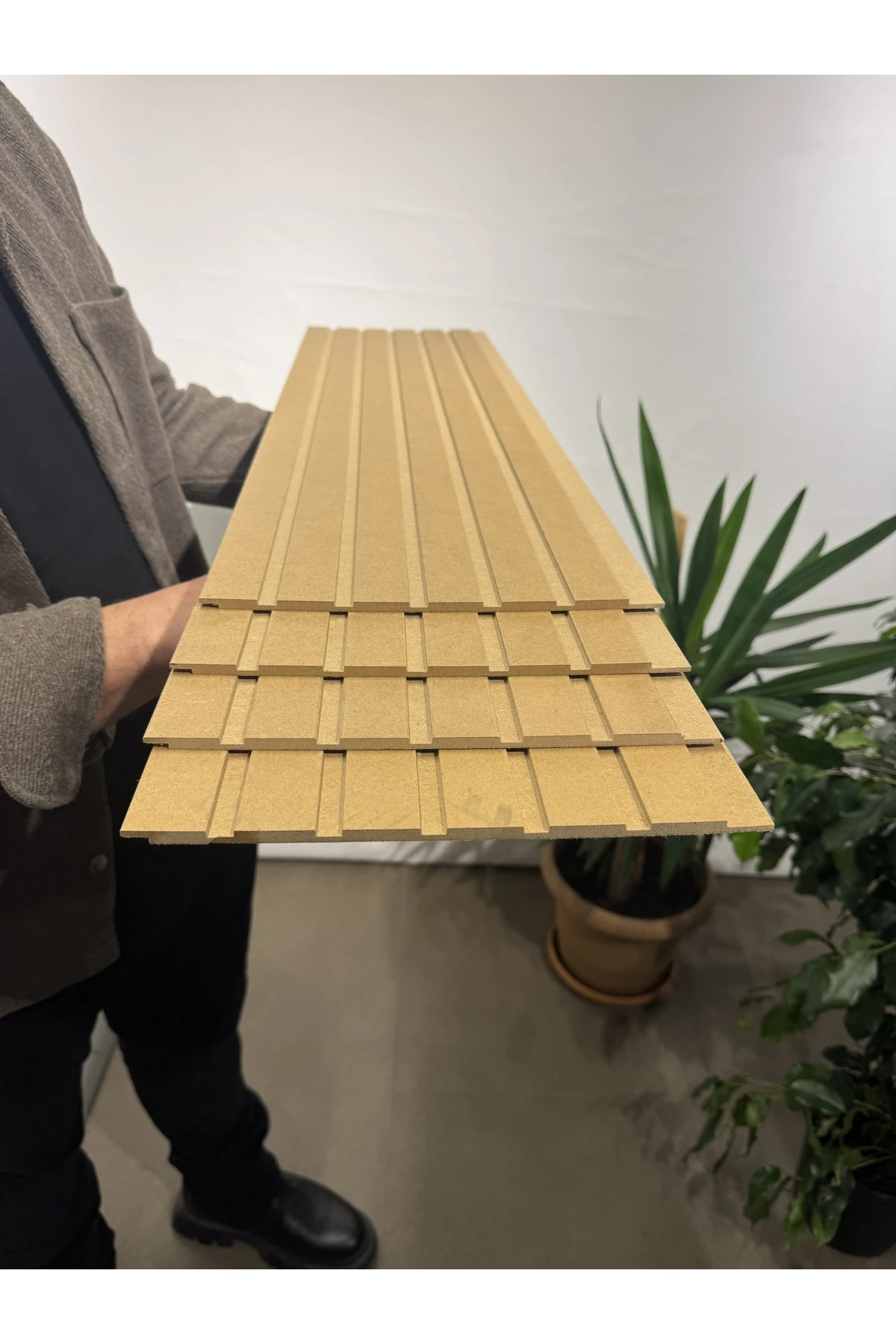 İskandinav Duvar Çıtası 25x90 (4lü Paket 0,96x90) Çıta Dahil