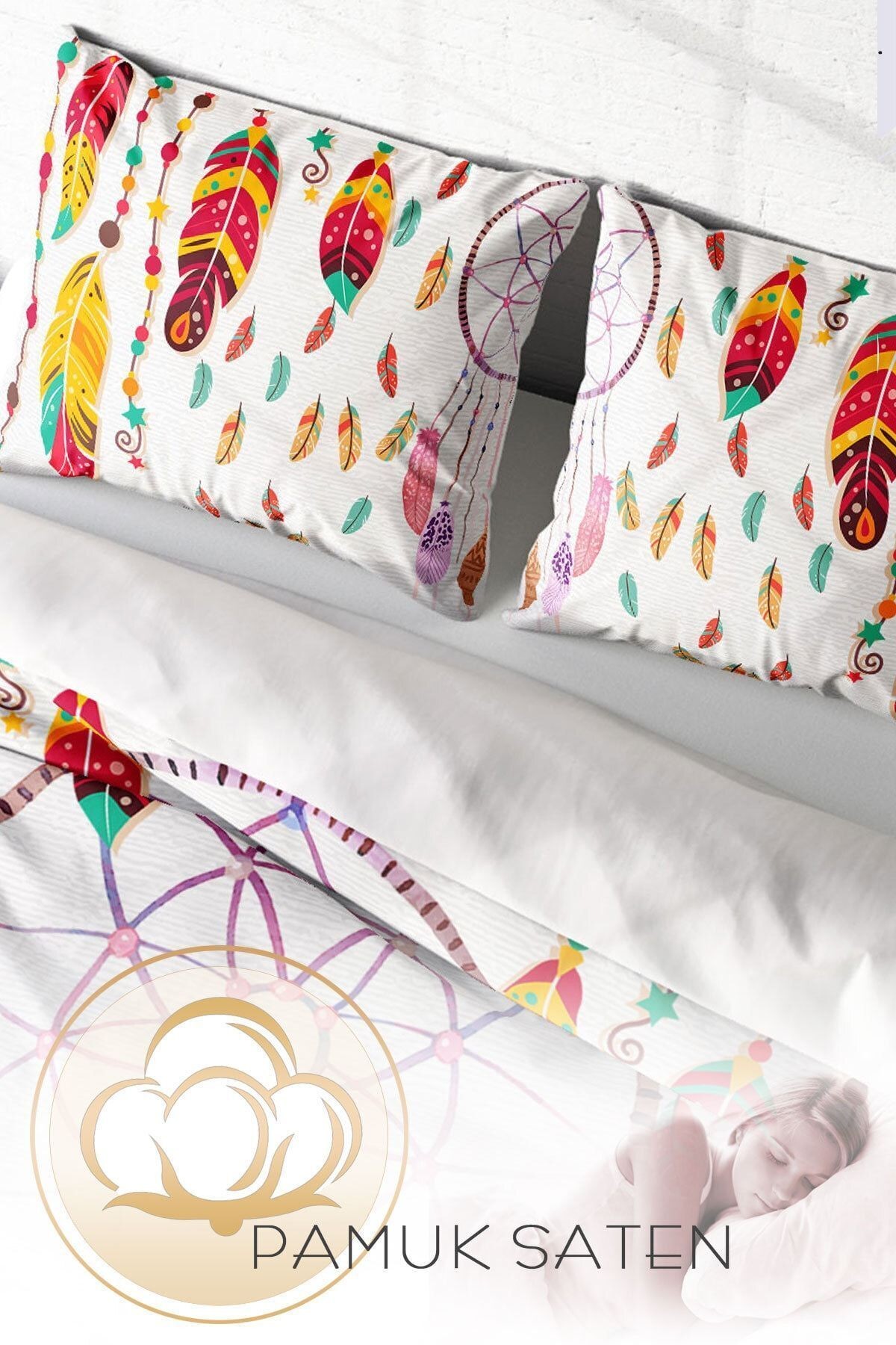 Dream Catchers Modern Çift Kişilik Nevresim Takımı