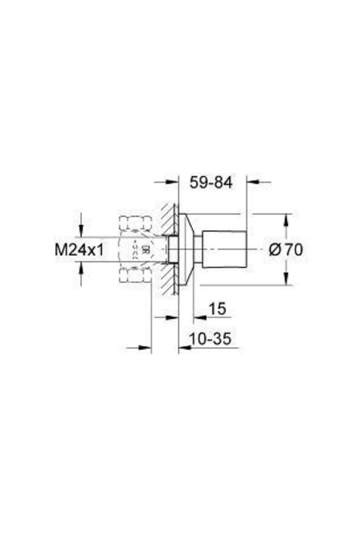 Bau Cosmopolitan Ankastre Stop Valf - 19917000 | Tarz Sahibi Seçim