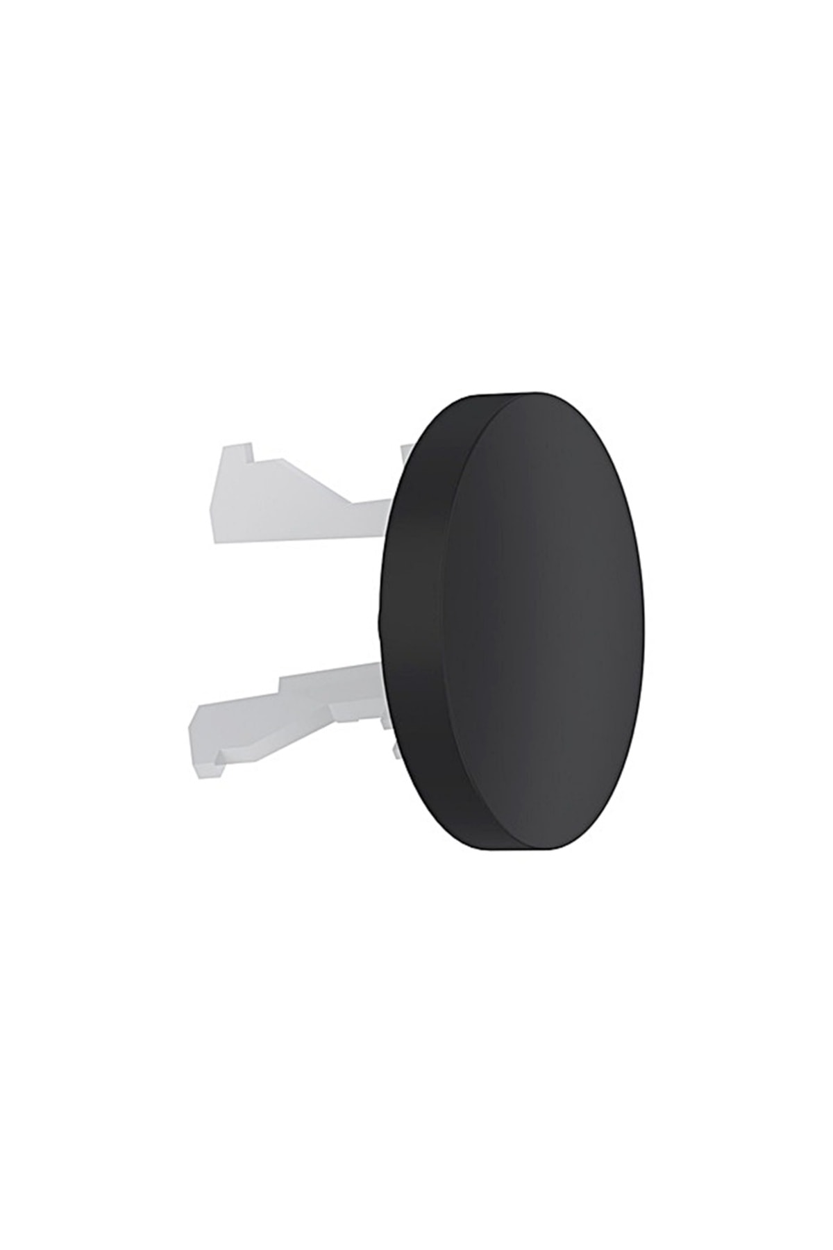 Yt315 Üniversal seramik Lavabo Su Taşma Delik Yüzüğü mat siyah