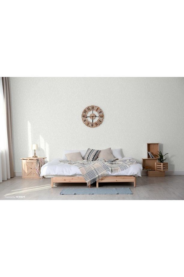 Octagon 1203-1 Beyaz Duvar Kağıdı 10,60m2