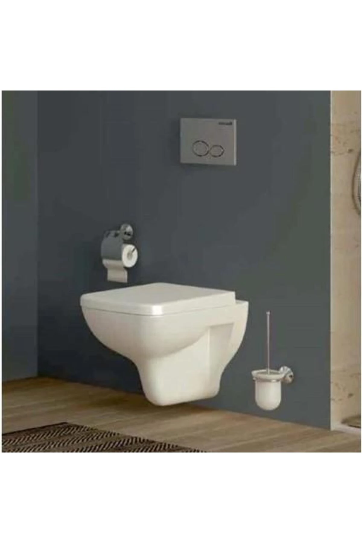 Bene Asma Klozet (BN320.00) + Bene Yavaş Kapanan Kapak 2'li Set